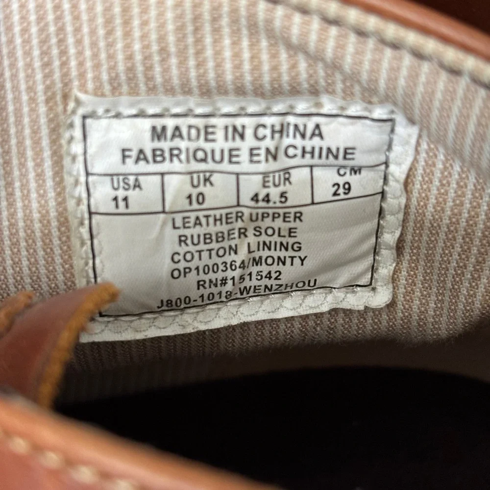Original‎ Penguin Monty Leather Chukka Boots Sz 11 Brown Leather Business Casual